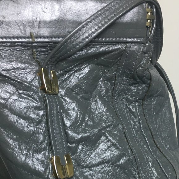 Vintage Grey Handbag Purse - Picture 4 of 9